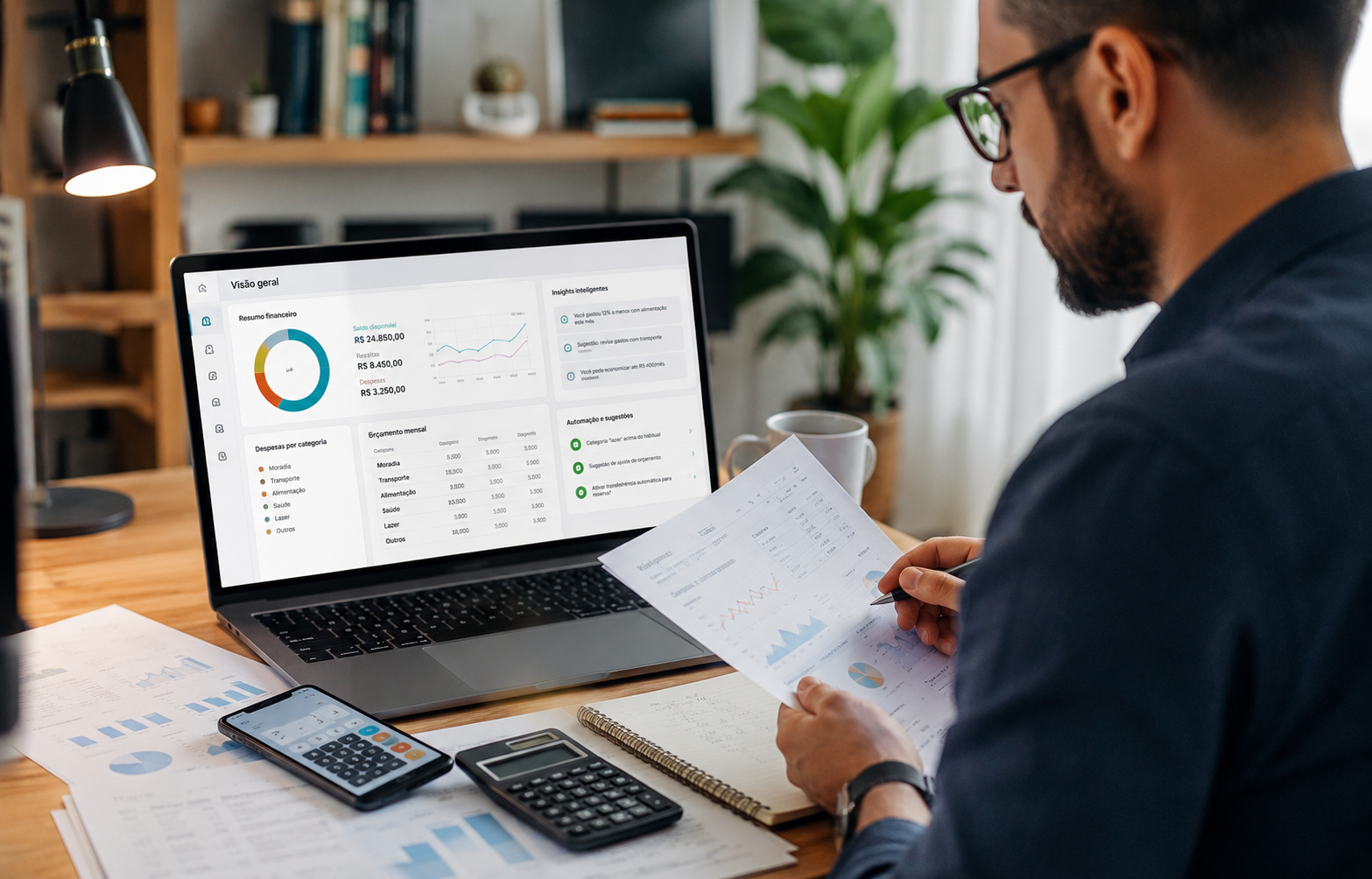 Imagem do artigo IA para organizar finanças: guia prático com Prompts
