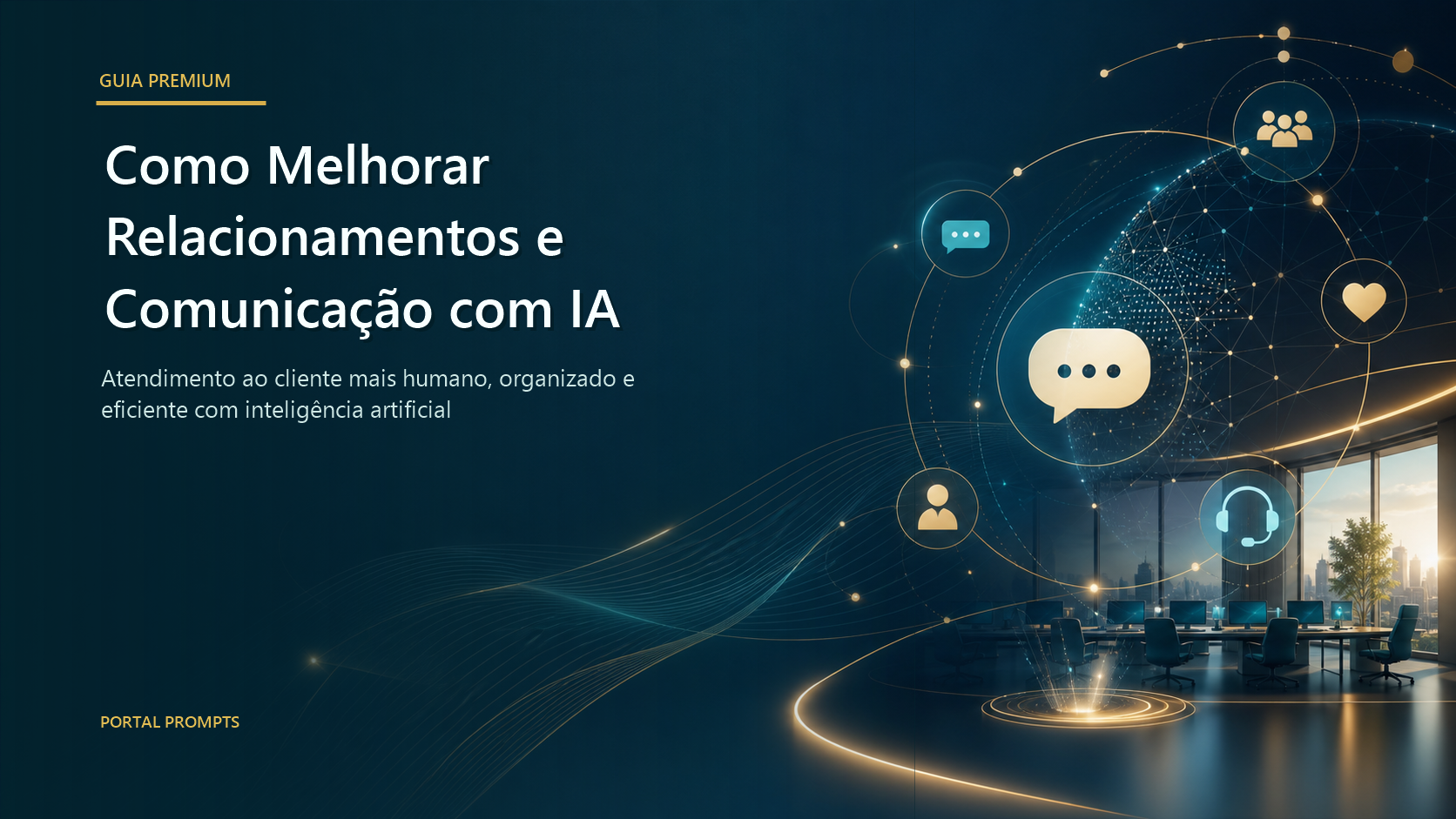 Capa do eBook Ebook: Como Melhorar Relacionamentos e Comunicação com IA