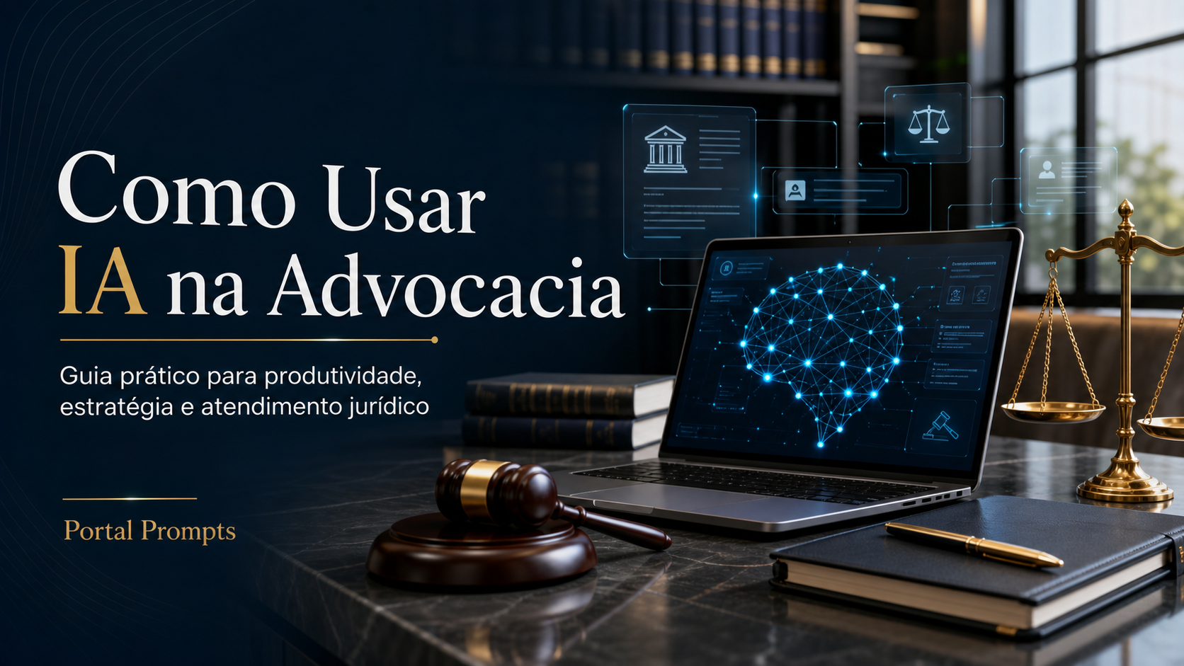 Capa do eBook Ebook: Como Usar IA na Advocacia