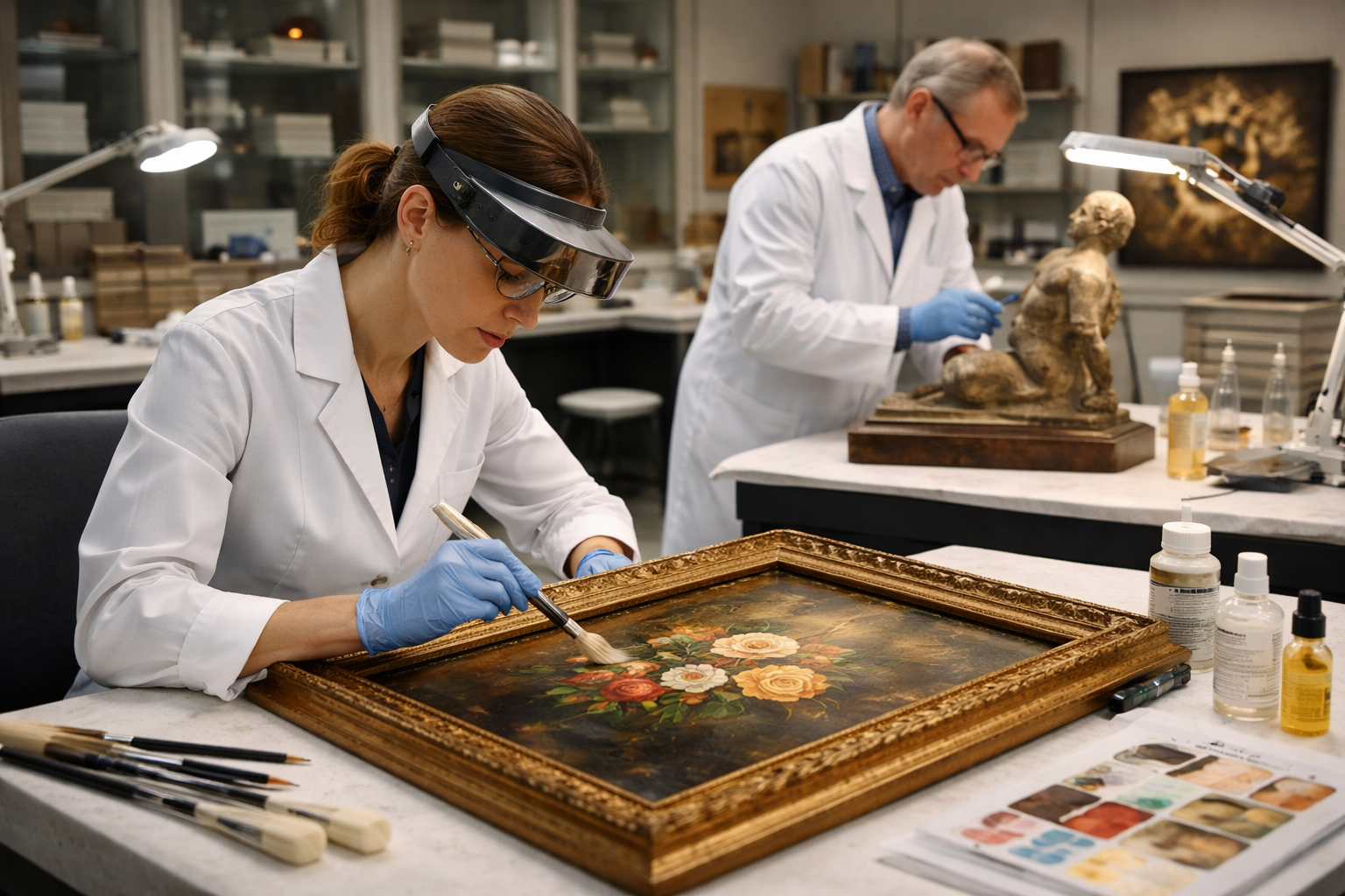 Imagem do prompt 15 Prompts para Conservação Preventiva de Obras de Arte