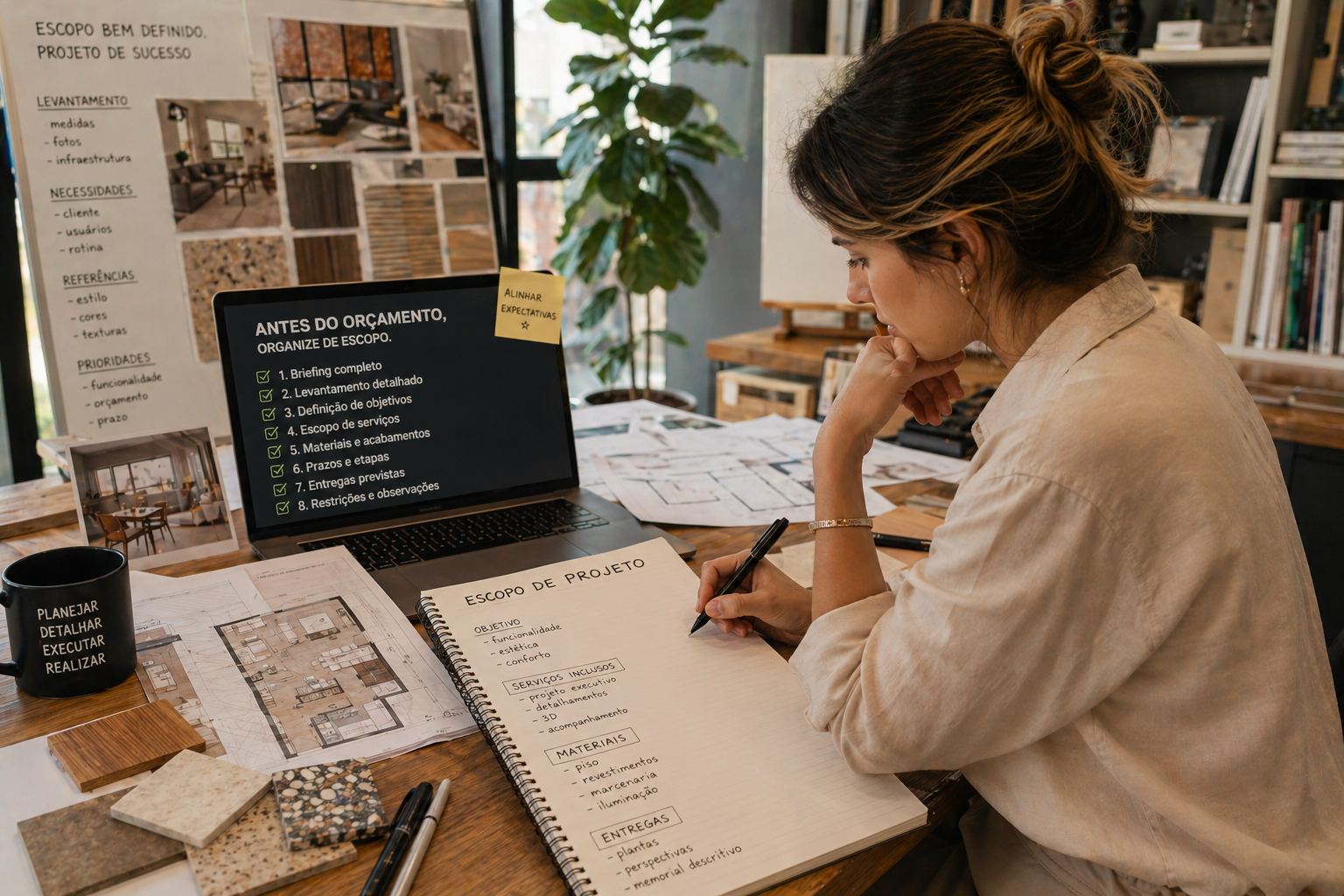 Imagem relacionada a 16 Prompts de IA para Organizar Escopos de Projetos em Arquitetura e Design de Interiores