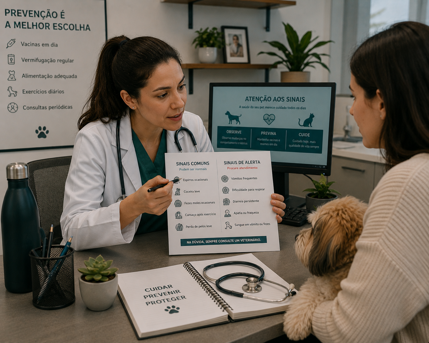 Imagem do prompt 17 Prompts para Diferenciação de Sinais em Veterinária