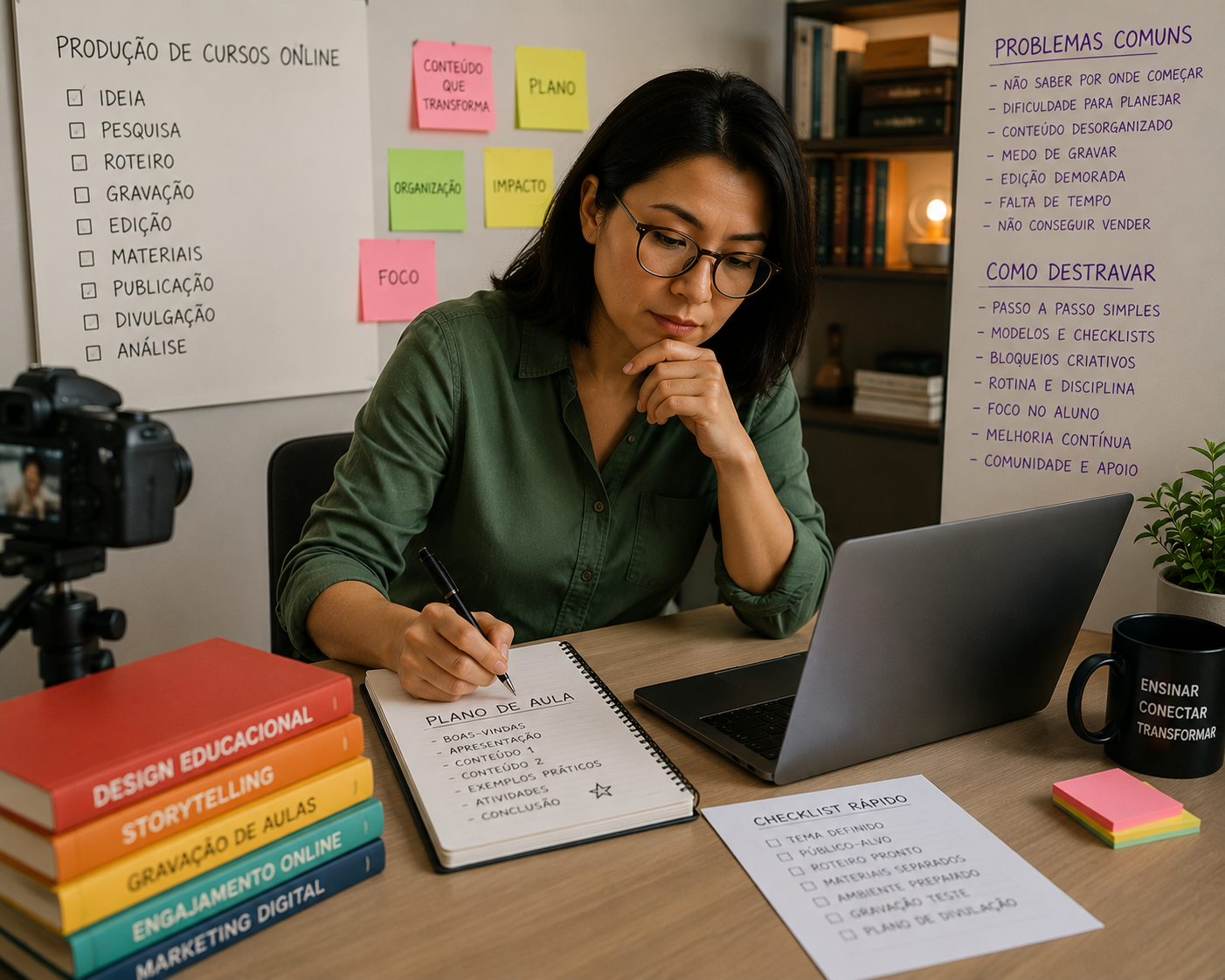 Imagem do prompt 18 Prompts para Resolução de Problemas Comuns em Cursos Online
