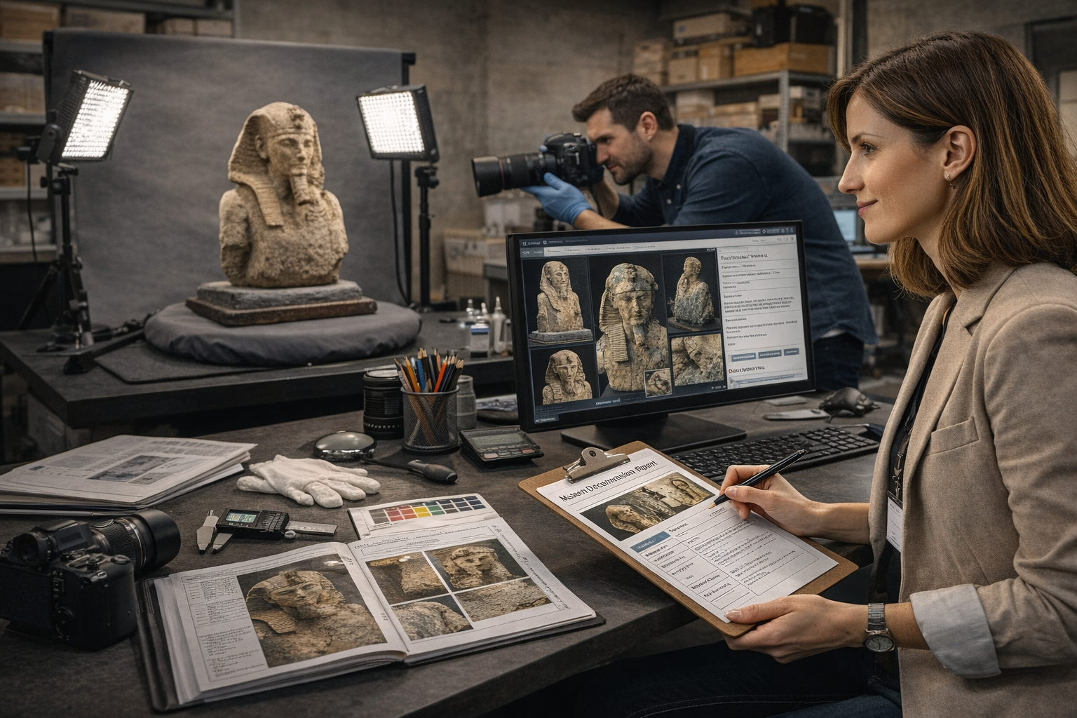 Imagem do prompt 19 Prompts para Documentação Museográfica Avançada