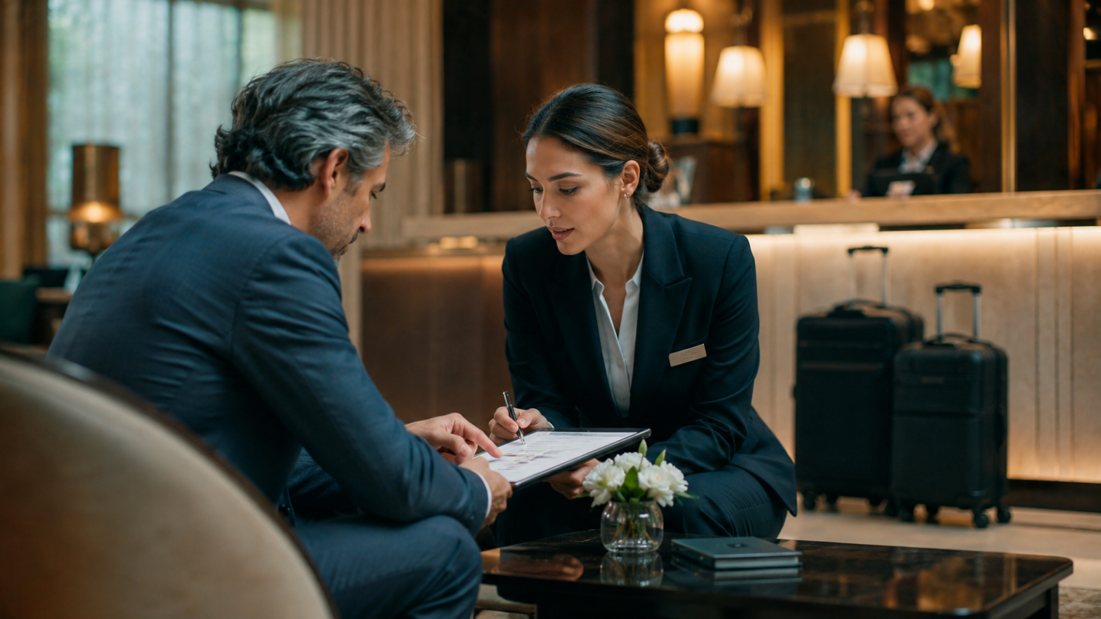 Imagem do prompt 21 Prompts de IA Para Revisar Itinerários Corporativos na Hotelaria