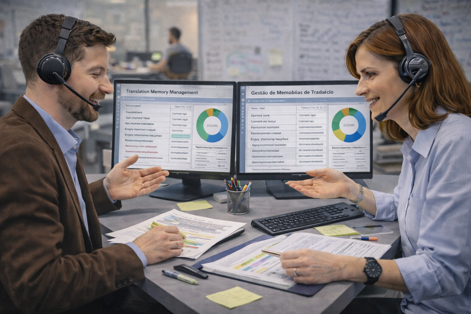 Imagem do prompt 23 Prompts para Gestão de Memórias de Tradução