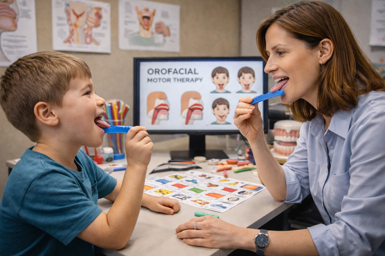 Imagem do prompt 24 Prompts para Motricidade Orofacial em Crianças