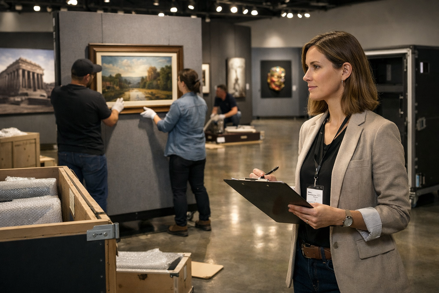 Imagem do prompt 25 Prompts para Curadoria de Exposições Itinerantes