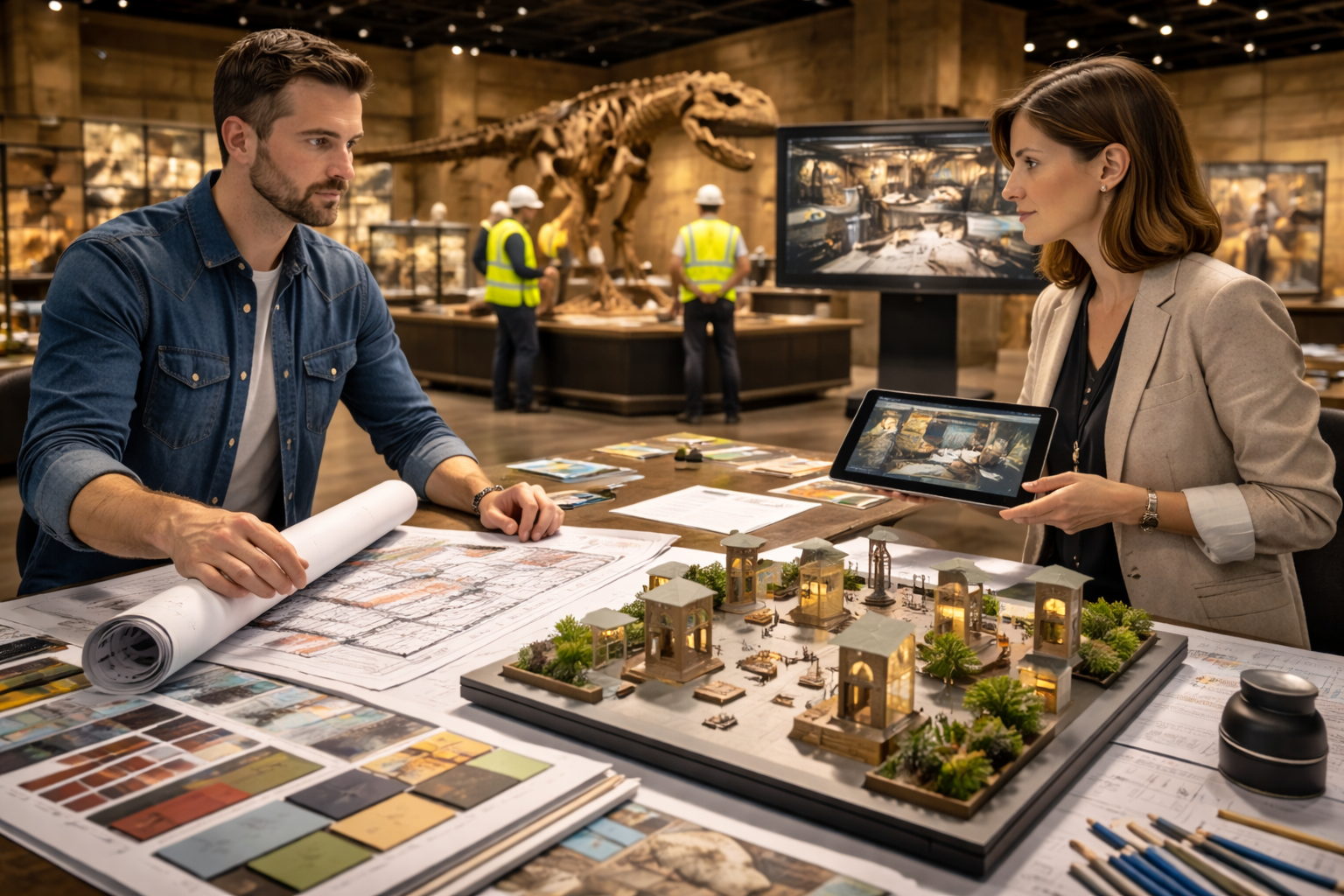 Imagem do prompt 25 Prompts para Museografia e Espaço Físico