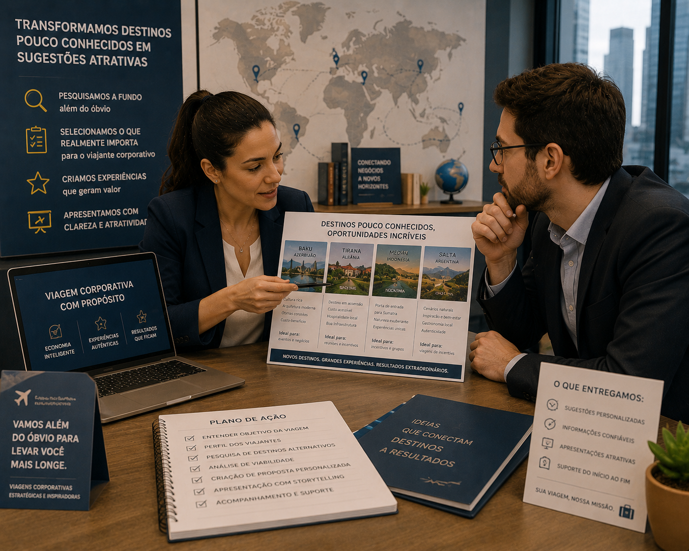 Imagem do prompt Prompts para Agentes de Viagens Corporativas: Destinos Pouco Conhecidos